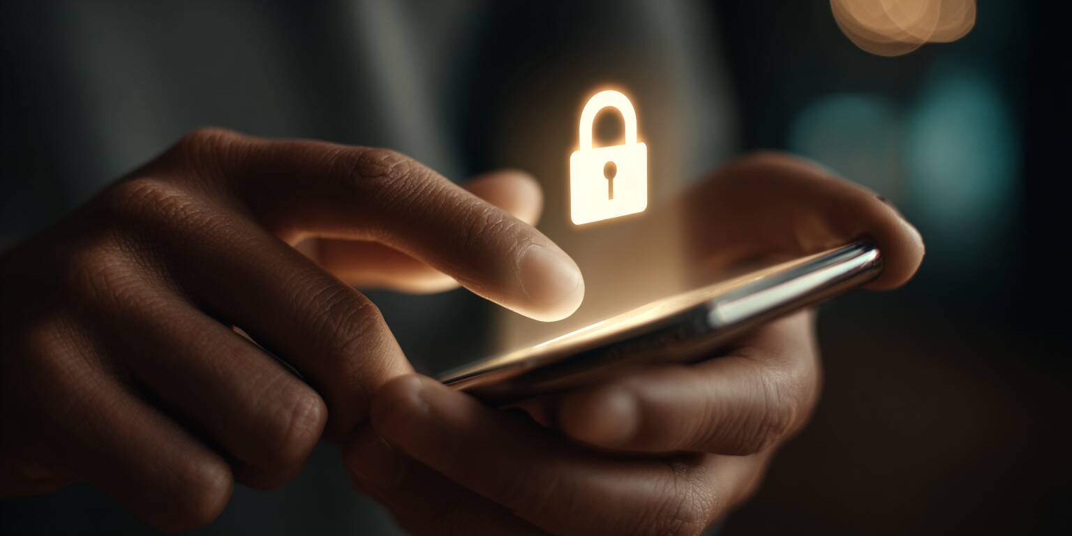 A user in Bangladesh securely logging into their FBajee account on a smartphone, with a padlock icon overlay.